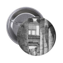 Great Hypostyle Hall Karnak Egypt ~ 1845 Pinback Buttons