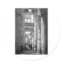 Great Hypostyle Hall Karnak Egypt ~ 1845 Sticker
