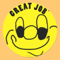 Great Job Sticker stickers