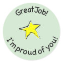 great job sticker for kids