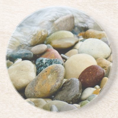 Great Lakes Beach Stones Coaster