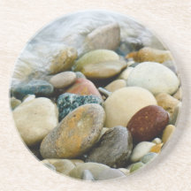 Great Lakes Beach Stones Coaster