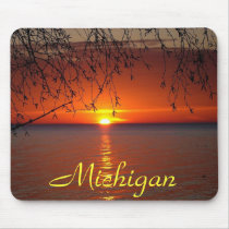 Great Lakes Sunset by Bobby Mikul mousepad