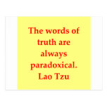 great Lao Tzu quote Post Card