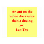 great Lao Tzu Quote Post Card
