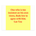 great Lao Tzu quote Postcards