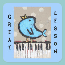 great lesson piano student sticker stickers