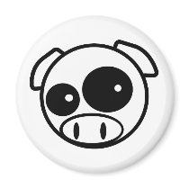 Great looking Subie Pig magnets