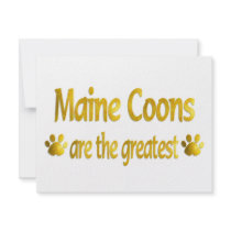 Great Maine Coon Invitation