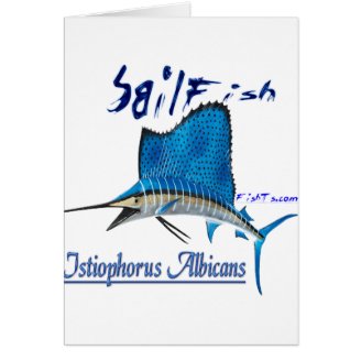 Great Marine Game Fish Greeting Cards