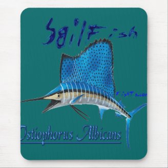 Great Marine Game Fish Mouse Mats