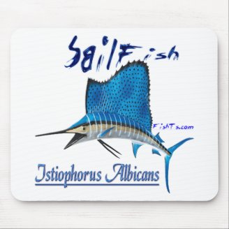 Great Marine Game Fish Mouse Mats