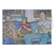 great men knit! cards by artbynina great men knit! cards