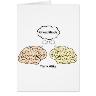 Great Minds Think Alike Gifts on Zazzle