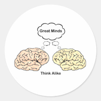 Great Minds Think Alike Gifts on Zazzle