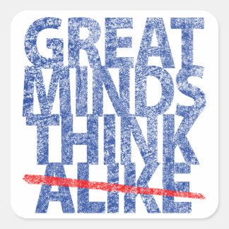 Great Minds Think Alike Gifts on Zazzle