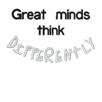 great minds think differently embroidered shirts by Smccarthy915 great minds think differently embroidered shirts