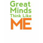 Great Minds Think Like Me Ladies Shirt shirt