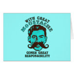 Great Moustache Greeting Cards