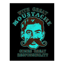 Great Moustache Print by jamierushad Great Moustache Print