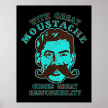 Great Moustache Print