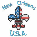 Great New Orleans USA Jacket embroidered shirts
