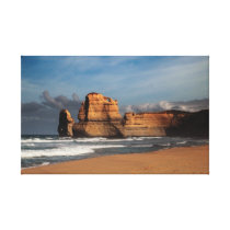 Great Ocean Road - Gibson Steps Stretched Canvas Prints