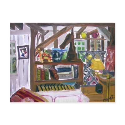 Great Old House Amagansett Post Card by AaronMonet1