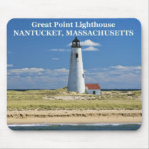 Great Point Lighthouse, Nantucket, MA Mousepad mousepads