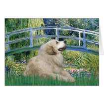 Great Pyrenees 2 - Bridge cards by masterpiecedogs Great Pyrenees 2 - Bridge cards