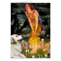 Great Pyrenees 2 - MidEve cards by masterpiecedogs Great Pyrenees 2 - MidEve cards