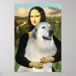 Great Pyrenees 9 - Mona Lisa posters