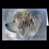 Great Pyrenees Card cards
