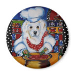Great Pyrenees Chef magnets
