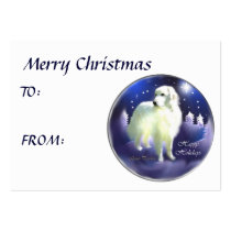 Great Pyrenees Christmas Gifts Business Card Template