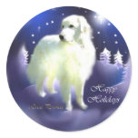 Great Pyrenees Christmas Gifts stickers