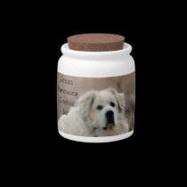 Great Pyrenees Cookie Jar candy jars