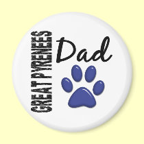 Great Pyrenees Dad 2 magnets