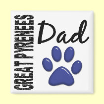 Great Pyrenees Dad 2 magnets