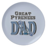 Great Pyrenees DAD Dinner Plate