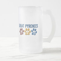 GREAT PYRENEES Dad Paw Print 1 mugs