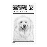 Great Pyrenees Drawing Stamps