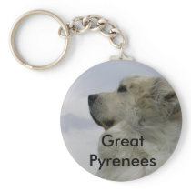 Great Pyrenees Keychain Keychains