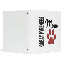 Great Pyrenees Mom 2 Binders