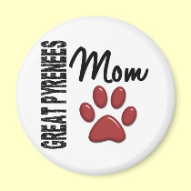 Great Pyrenees Mom 2 magnets