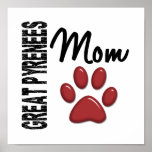 Great Pyrenees Mom 2 Poster