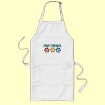 GREAT PYRENEES Mom Paw Print 1 aprons