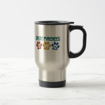 GREAT PYRENEES Mom Paw Print 1 mugs