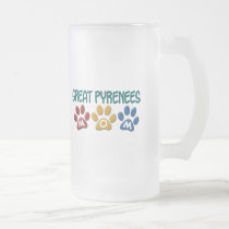 GREAT PYRENEES Mom Paw Print 1 mugs