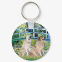 Great Pyrenees Pair - Bridge keychains